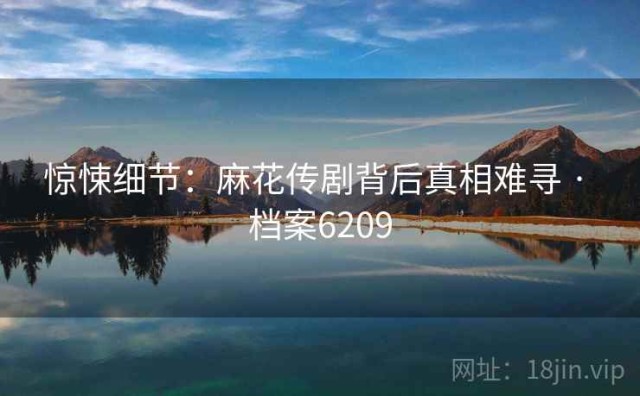 惊悚细节：麻花传剧背后真相难寻 · 档案6209