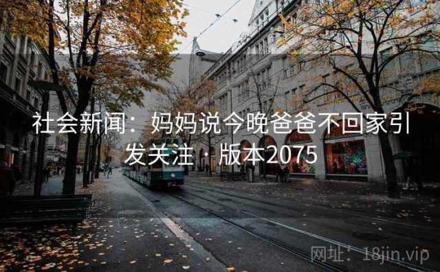社会新闻：妈妈说今晚爸爸不回家引发关注 · 版本2075