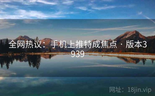 全网热议：手机上推特成焦点 · 版本3939