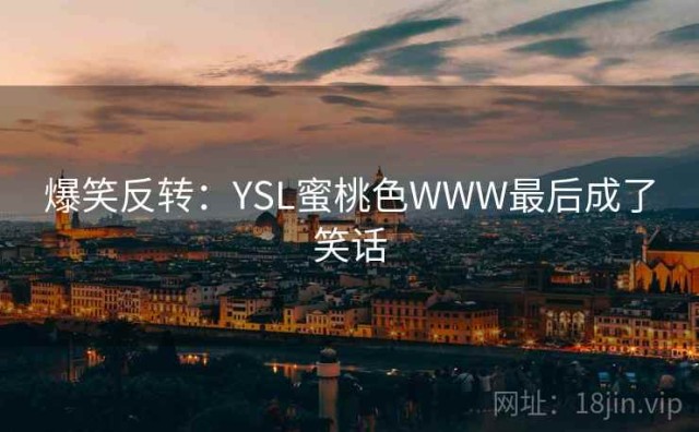 爆笑反转：YSL蜜桃色WWW最后成了笑话