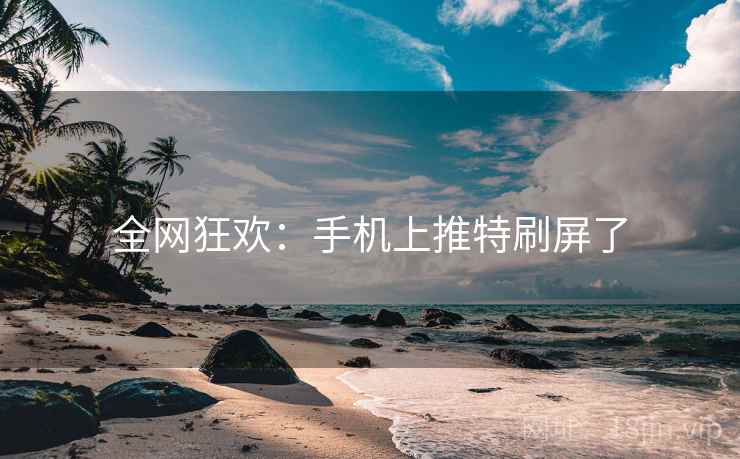 全网狂欢：手机上推特刷屏了